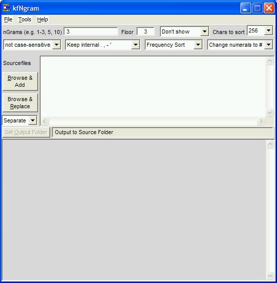 kfNgram Screen Shot